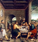 BASSANO, Jacopo Supper at Emmaus sf oil
